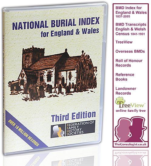National Burial Index 3rd Edition