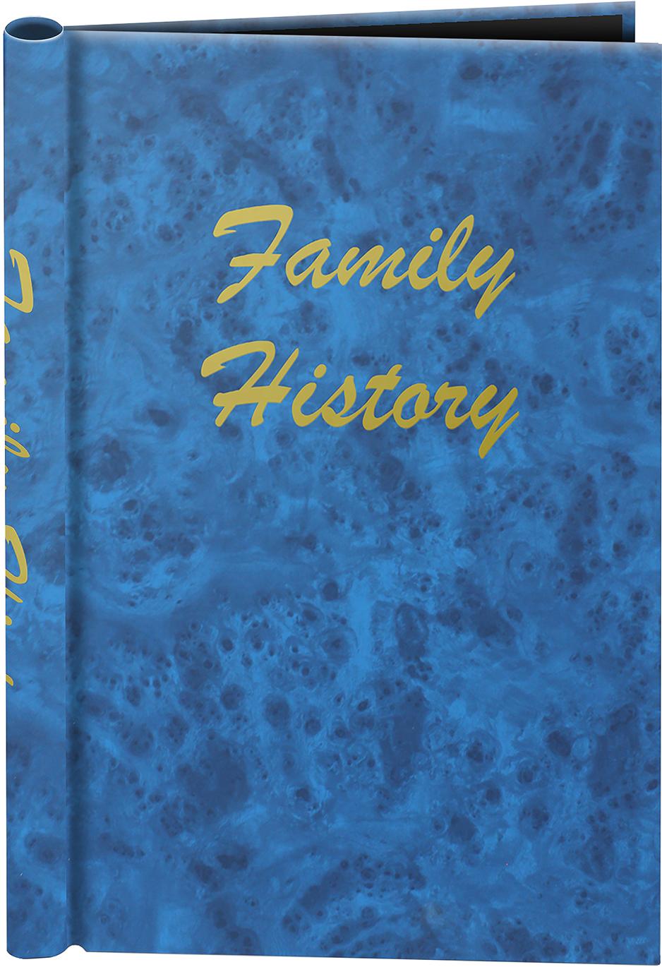 A4 Blue Family History Springback Binder