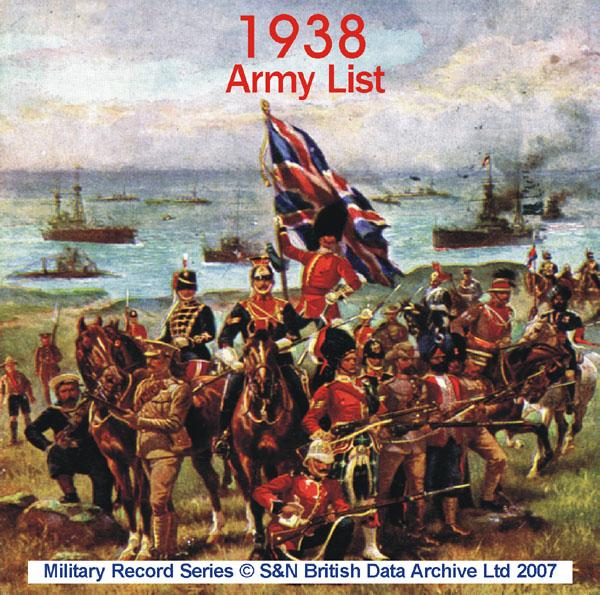 Army List 1938