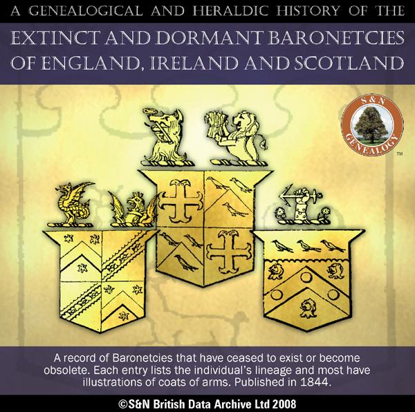 Extinct & Dormant Baronetcies of England, Ireland & Scotland