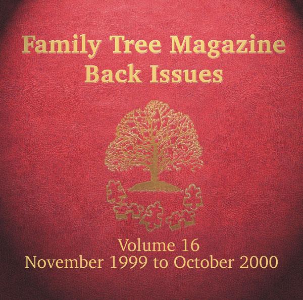 Family Tree Magazine Back Issues On CD - Volume 16 November 1999 to October 2000