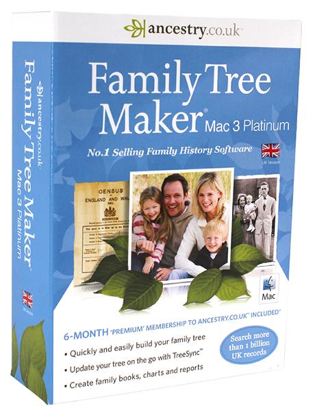 Family Tree Maker for Mac 3 UK Platinum Edition