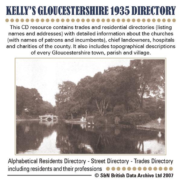 Gloucestershire, Kelly's Gloucestershire 1935 Directory