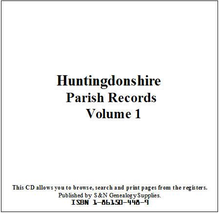 Huntingdonshire Phillimore Parish Records (Marriages) Volume 01 - Free Postage