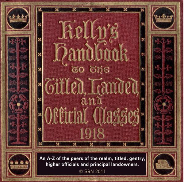 Kelly's Handbook to the Titled, Landed and Official Classes 1918