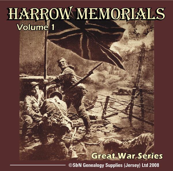 London, Harrow Memorials Volume 1