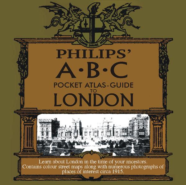 London, Philips' A.B.C. Pocket Atlas-Guide to London (c.1915)