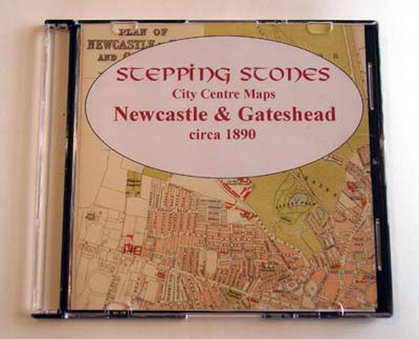 Newcastle & Gateshead c.1890 Map CD