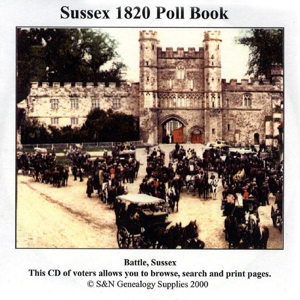 Sussex 1820 Poll Book