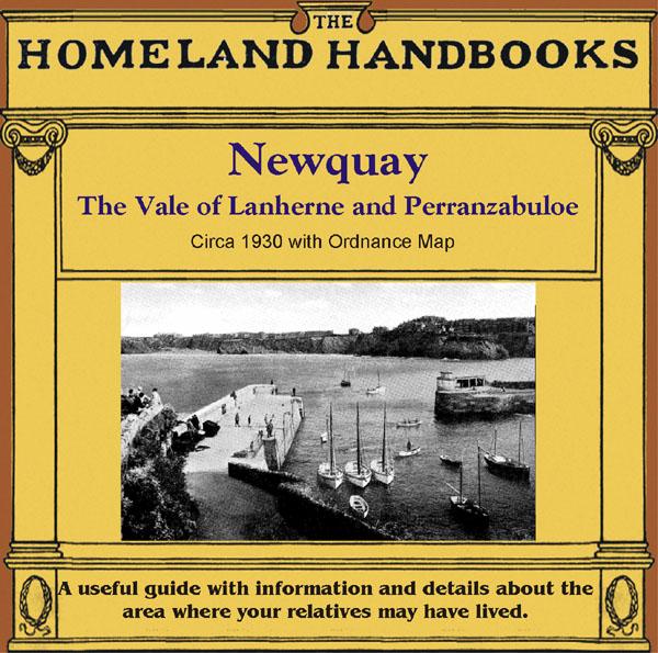 Cornwall, The Homeland Handbooks - Newquay , the Vale of Lanherne & Perranzabuloe circa 1930