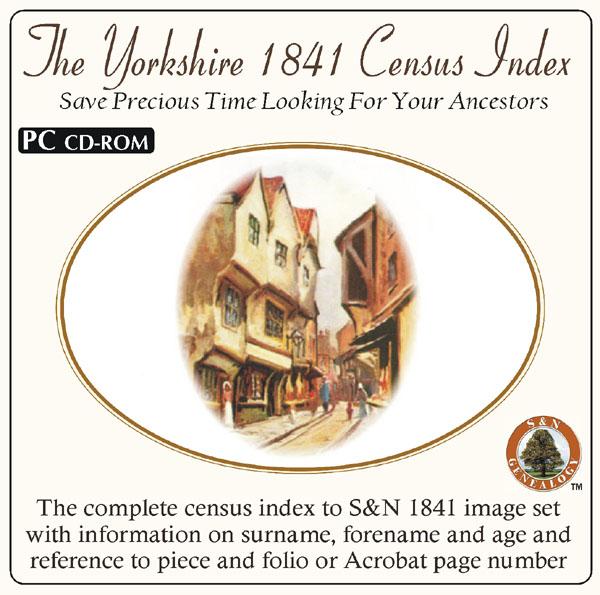 Yorkshire 1841 Census Name Index (on its own)