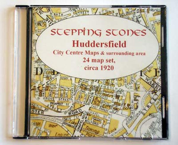 Yorkshire, Huddersfield Area c.1920 Map CD (24 maps)