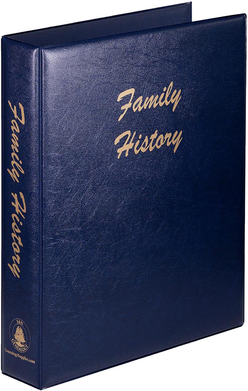 More info about A4 Luxury Blue Family History  Binder (Heavy Item)