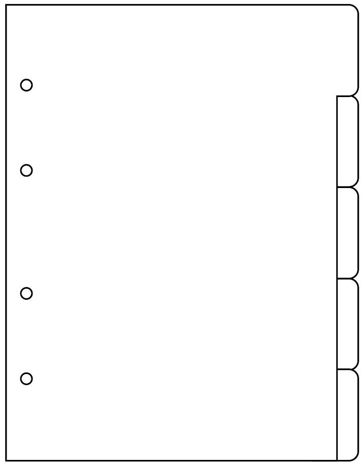 More info about A4 Portrait Tabbed Dividers
