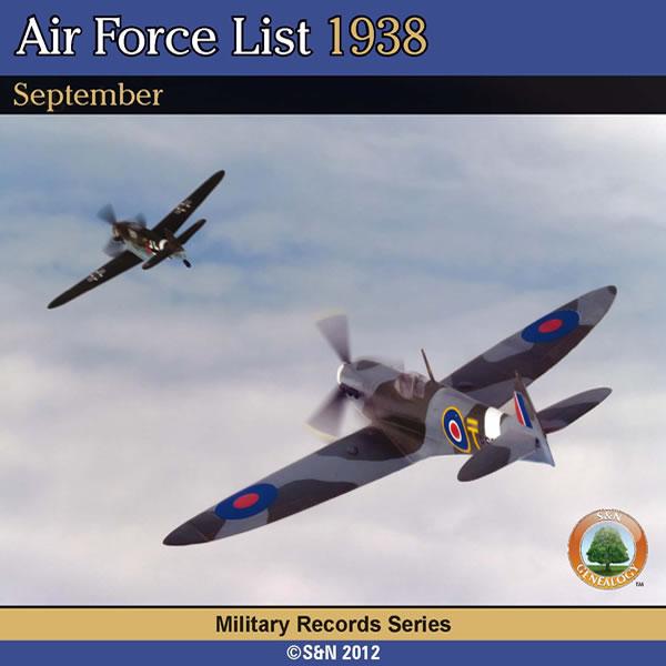 More info about Air Force List 1938 - September