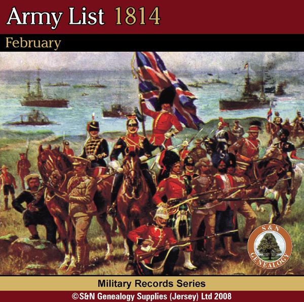More info about Army List 1814 - February