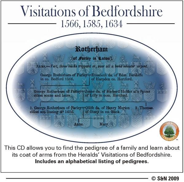 More info about Bedfordshire Visitations 1566, 1582, 1634