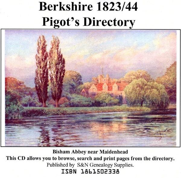 More info about Berkshire 1823 and 1844 Pigot's Trade Directory- Free Postage