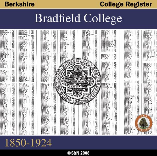 More info about Berkshire, Bradfield College Register 1850-1924