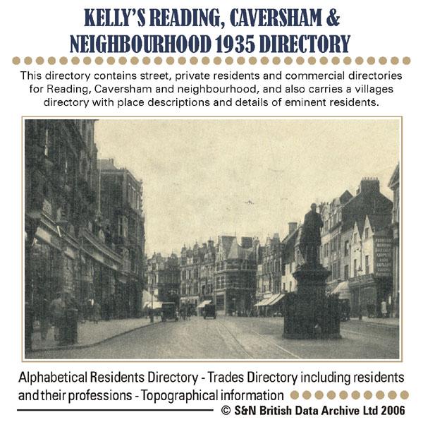 More info about Berkshire - Kelly's 1935 Reading, Caversham and Neighbourhood Directory