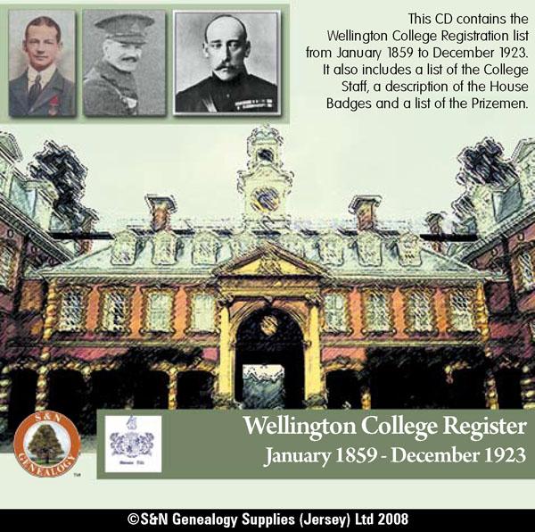 More info about Berkshire, Wellington College Register January 1859 - December 1923