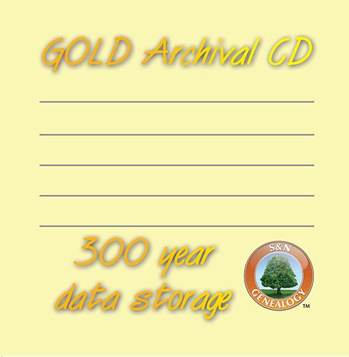 Blank Gold Archival CD