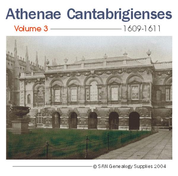 More info about Cambridge University - Athenae Cantabrigienses Volume 3 1609-1611