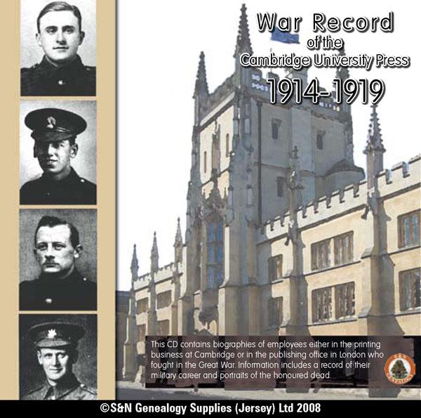 More info about Cambridge University Press War Record 1914-1919 