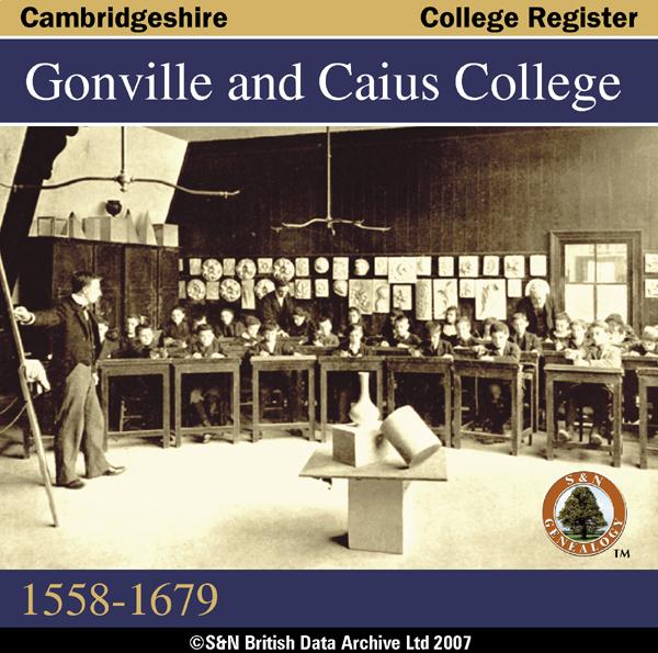 More info about Cambridgeshire, Gonville and Caius College Register 1558-1679