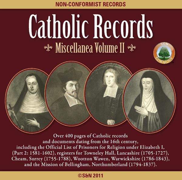 More info about Catholic Records: Miscellanea Volume 2
