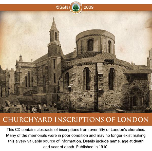 Churchyard Inscriptions of London