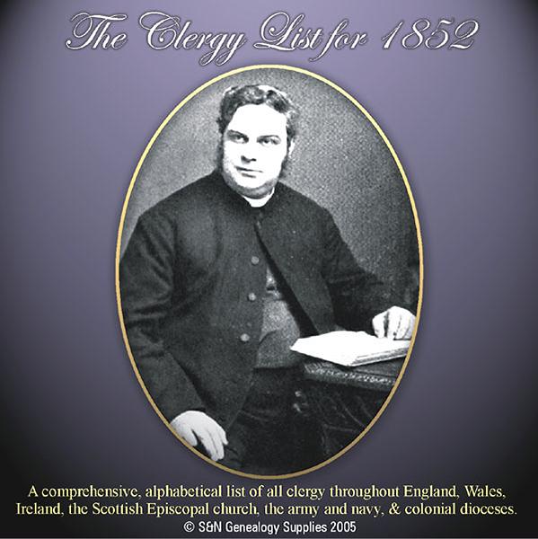 More info about Clergy List 1852