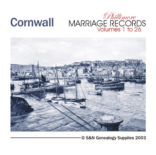 More info about Cornwall Phillimore Parish Records (Marriages) Volumes 01 to 26 on one CD