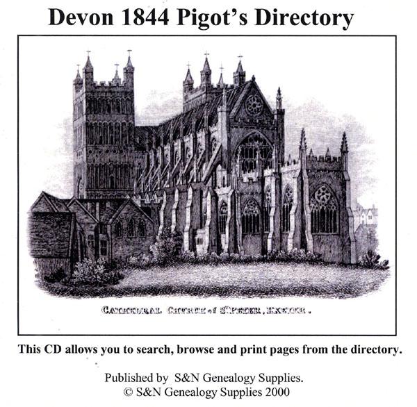 More info about Devon 1844 Pigot's Directory - Free Postage