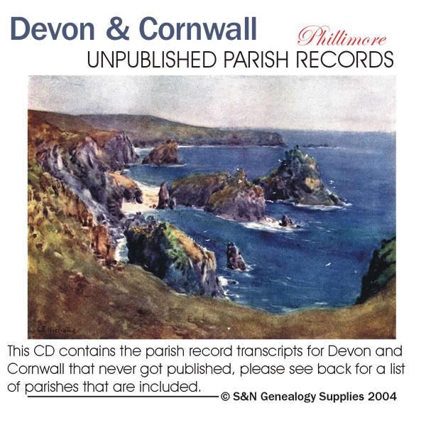 More info about Devon & Cornwall - Previously Unpublished Phillimore Parish Records - Free Postage