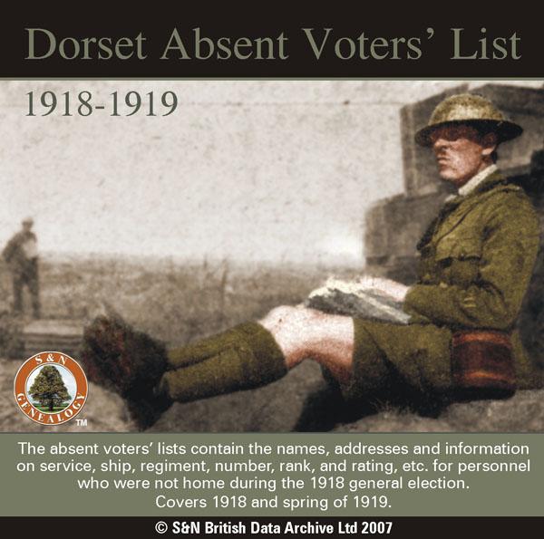 More info about Dorset Absent Voters' List 1918-1919