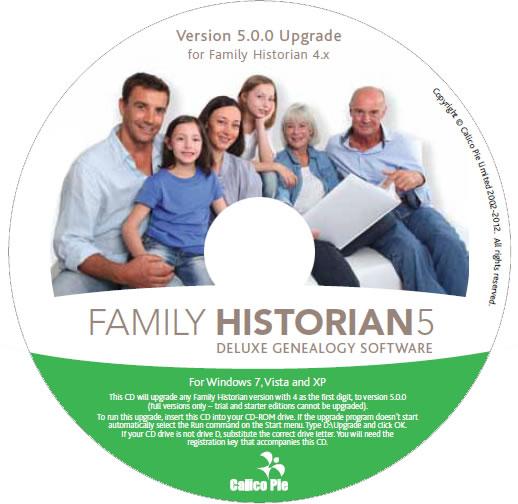 Family Historian V5 Upgrade
