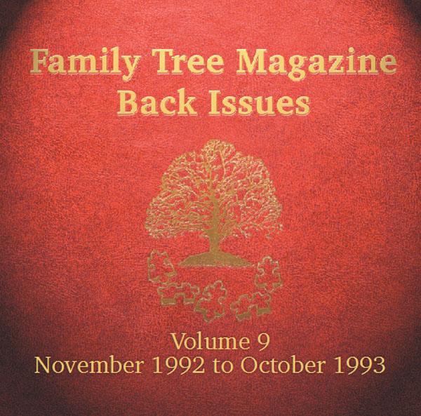 More info about Family Tree Magazine Back Issues On CD - Volume 9 November 1992 to October 1993