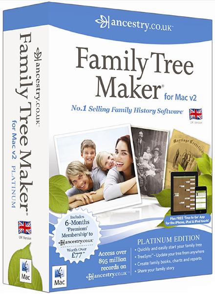 Family Tree Maker for Mac 2 UK Platinum Edition