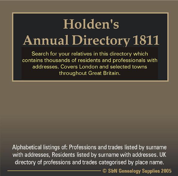 More info about Holden's Annual Directory 1811