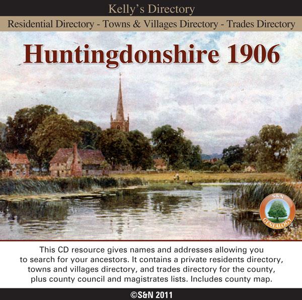 More info about Huntingdonshire 1906 Kelly's Directory