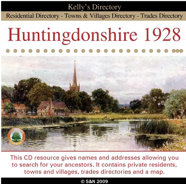 More info about Huntingdonshire 1928 Kelly's Directory