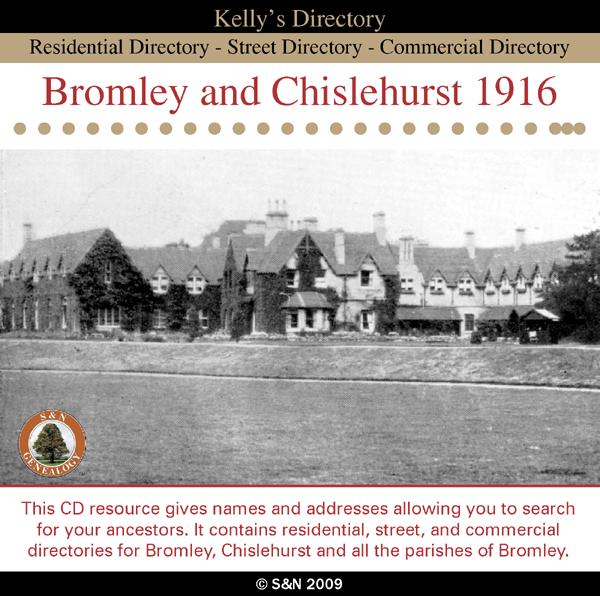 More info about Kent, Bromley and Chislehurst 1916 Kelly's Directory - Free Postage