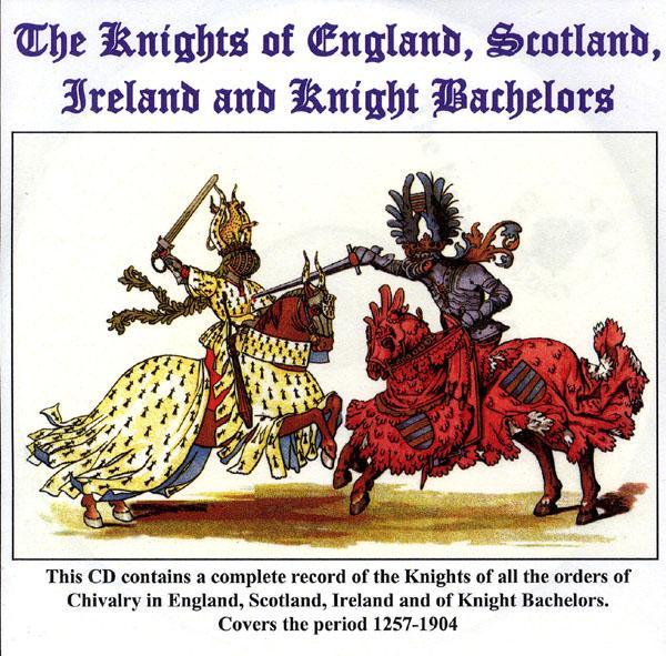 Knights of England 1284-1904