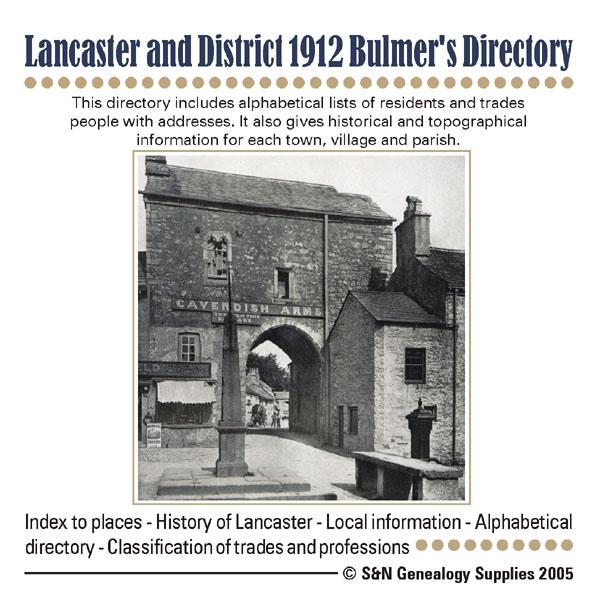 More info about Lancashire; Lancaster and District 1912 Bulmer's Directory