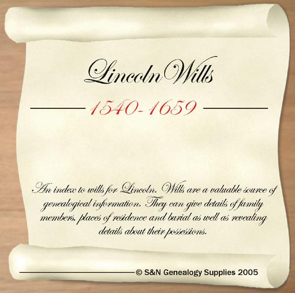 More info about Lincoln Administrations 1540-1659