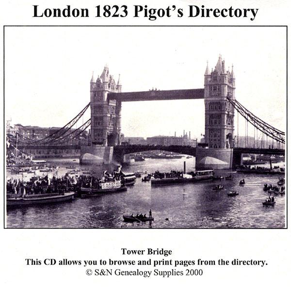 More info about London 1823 Pigot's Directory - Free Postage