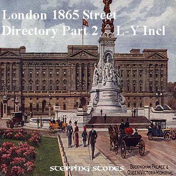 More info about London 1865 Street Directory Part 2 L-Y