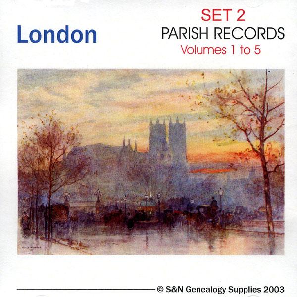 More info about London Registers Set 2 - Volumes 1 to 5