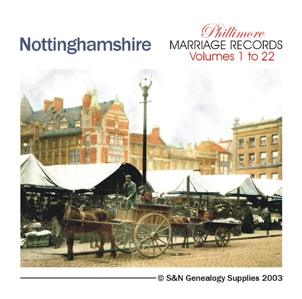 More info about Nottinghamshire Phillimore Parish Records (Marriages) Volumes 01 to 22 on one CD